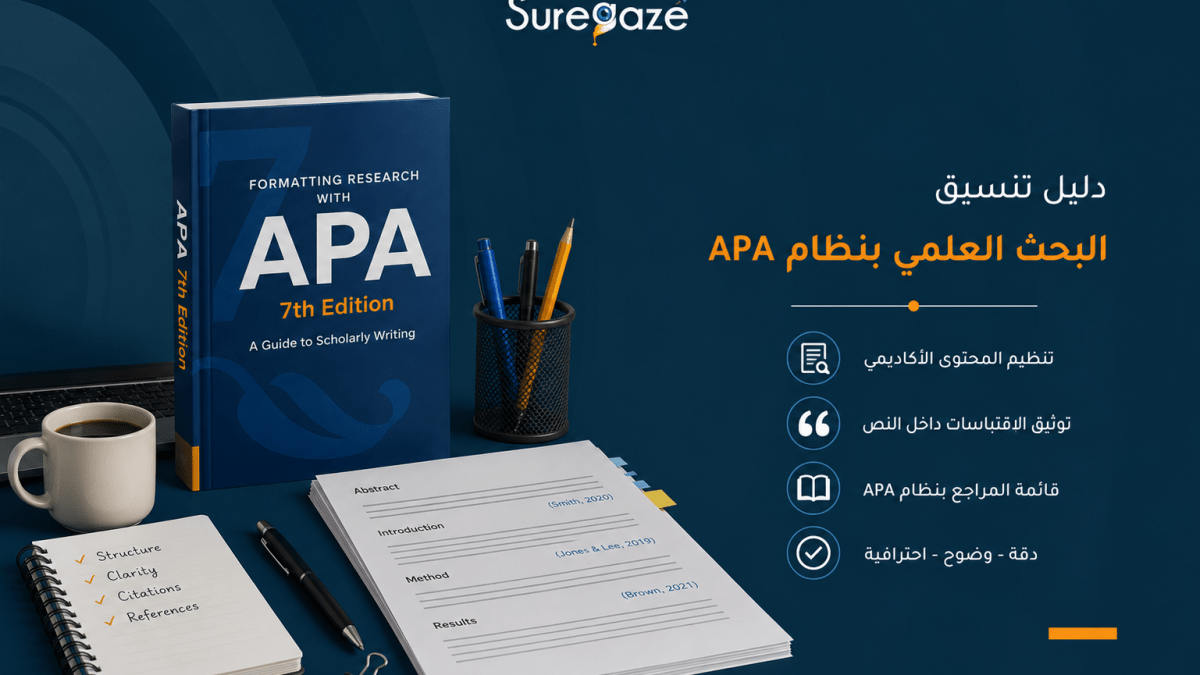 تنسيق بحث علمي APA