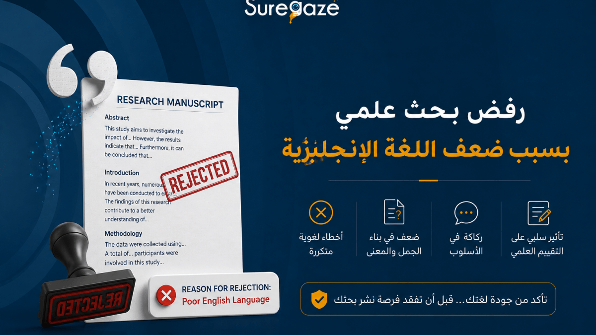 تجنب رفض بحثك بسبب ضعف اللغة الإنجليزية