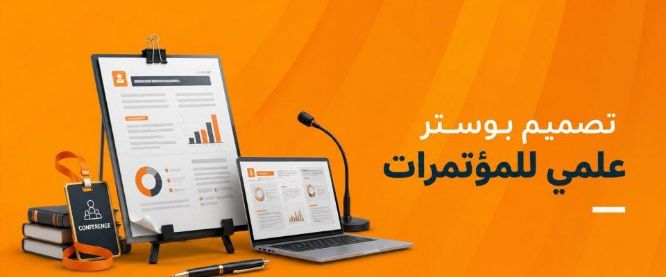 تصميم بوستر علمي للمؤتمرات
